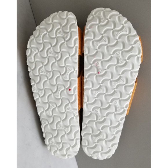 Birkenstock Siena Sandals Russet Orange Suede Size 39 Narrow Width Soft Footbed - Picture 4 of 4